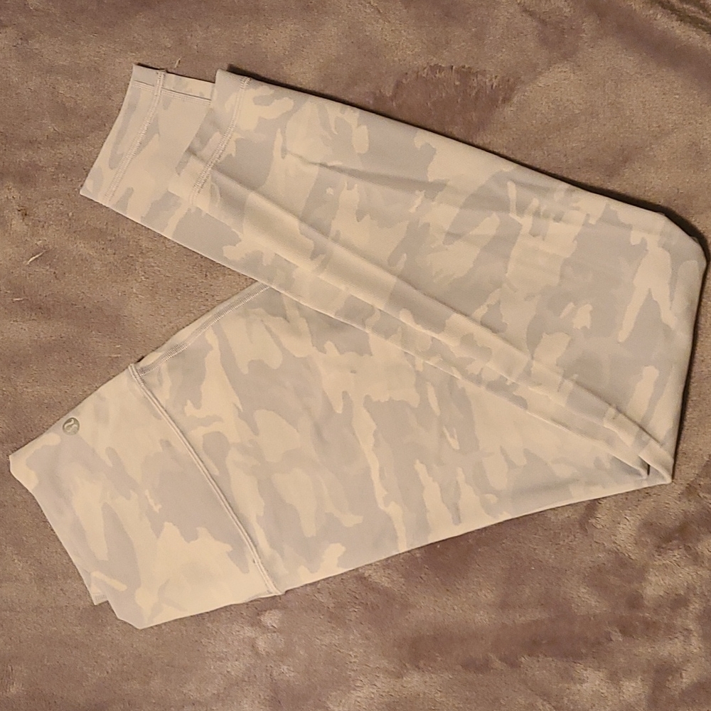 Lululemon White Leggings, 8